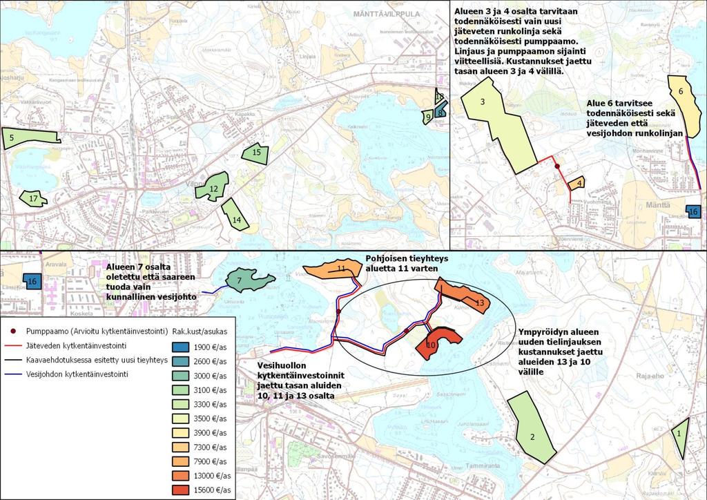 4 (4) Kuva 1. Asuinalueiden osa-alueiden hintaerot.