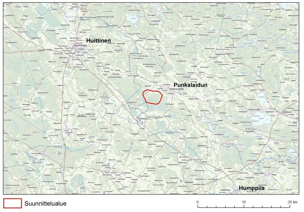 1. JOHDANTO Ilmatar Windpower Oyj:n ja YIT Rakennus Oy:n omistama Punkalaitumen Tuulivoima Oy suunnittelee 5-6 tuulivoimalan rakentamista Punkalaitumen kunnassa sijaitsevan Isosuon alueelle.