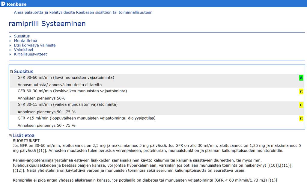 Varovainen aloittaminen Annoksen