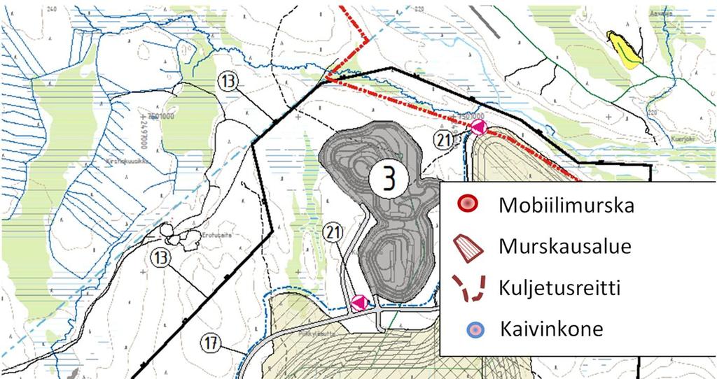 Kuva 4: Hannukaisen alueen rakentamisvaiheen