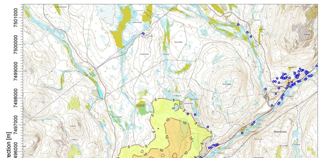 Kuva 12: Hannukaisen alueen suojavallin rakentamisen