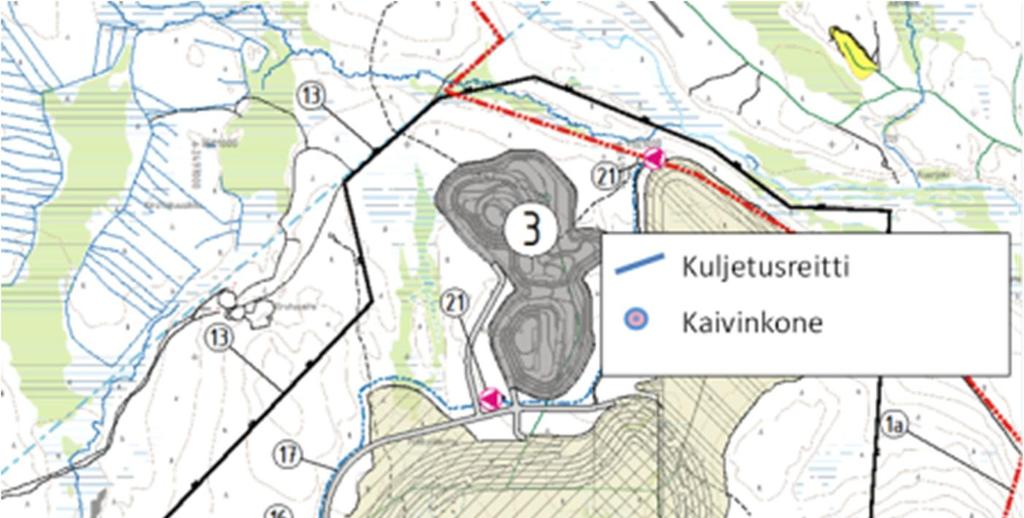 Kuva 3: Suojavallin rakentamisen