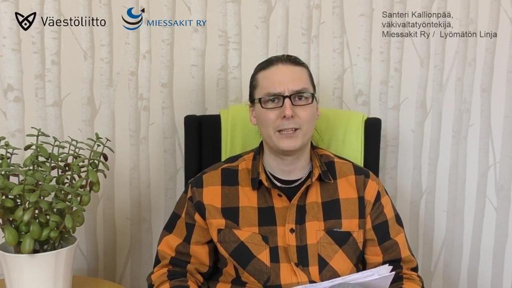 MIESSAKKIEN NETTILUENNOT JATKUVAT Miessakkien nettiluennot jatkuvat Miessakit ry järjestää yhteistyössä perheaikaa.fi -sivuston kanssa nettiluentoja erilaisista miehiin liittyvistä aiheista.