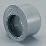 Wavin Wafix HT/PP Lyhyt pystysupistusyhde muhviin 75-110 mm 3043888 2487136 Harmaa Wafix HT/PP