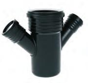 87,5 10 Puhdistusputki 50-110 mm 3067784 2408350 Musta Wavin SiTech+