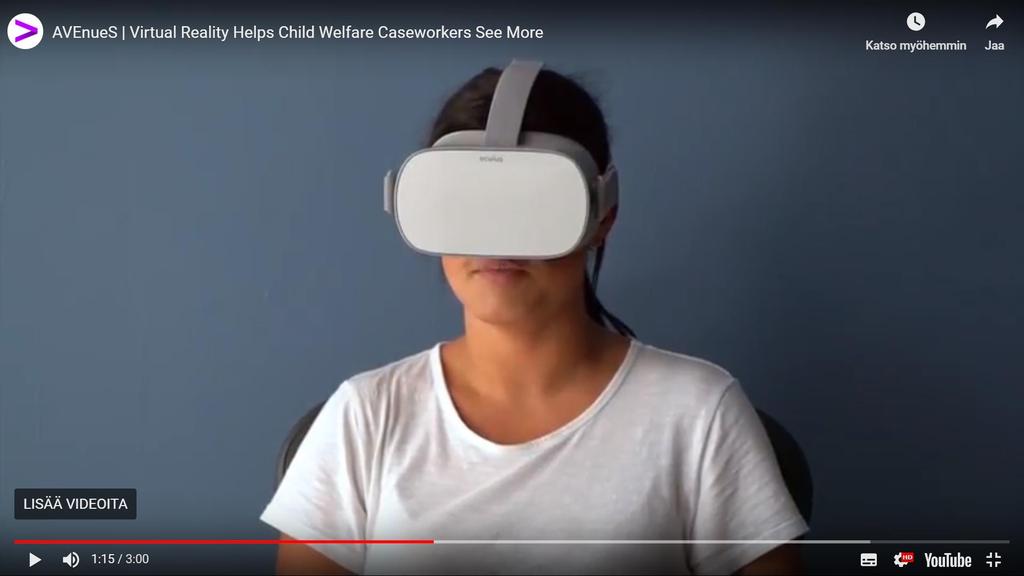 VIDEO: VIRTUAALITODELLISUUS EMPATIAN VOIMISTAJANA JA OPPIMISEN VAUHDITTAJANA? Copyright 2018 Accenture.