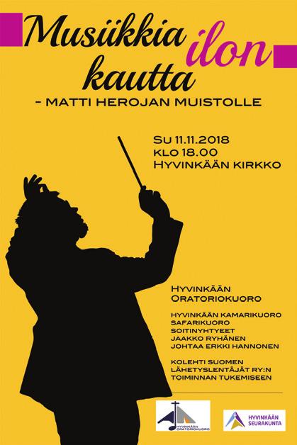 Tilaisuudessa julkistetaan Vuoden paavolalainen. Kahvitarjoilu. Järj. Paavolan alueneuvosto. Tervetuloa! *Su 11.11. klo 14 Family Virtanen konsertoi Isänpäivän konsertissa Vehkojan seurakuntakeskuksessa.