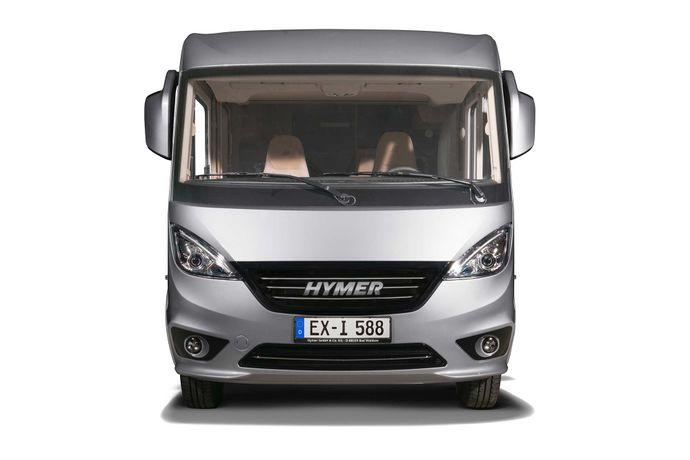 Uudet HYMER-kasvot Hopeanvärinen
