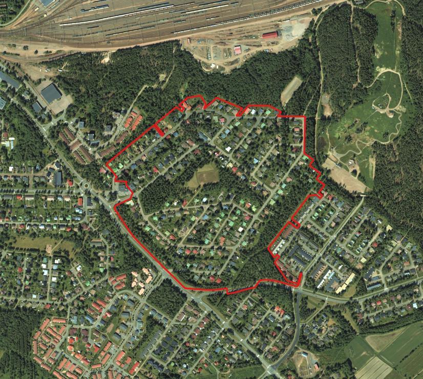 Nykytilanne Suunnittelualue sijaitsee Vahteron kaupunginosassa Kouvolan keskustasta noin kilometri kaakon suuntaan.