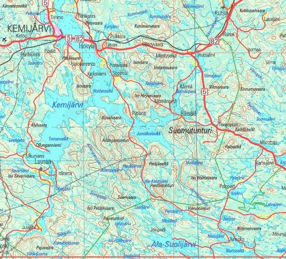 FCG Planeko Oy Osallistumis- ja arviointisuunnitelma, LUONNOS 1 (14) KEMIJÄRVEN KAUPUNKI SUOMU 1 SUUNNITELMAN NIMI JA SUUNNITTELUALUE Suomun yleiskaava Suunnittelualue Suomun matkailukeskuksen