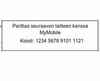 Puhelin 125 Kun Bluetooth-yhteys määritetään puhelinportaaliin ensimmäistä kertaa, näytössä näkyy lähtöasetuskoodi. Tämän lähtöasetuskoodin voi vaihtaa milloin tahansa.