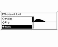 148 Johdanto Äänenvoimakkuuden jakaminen oikean ja vasemman puolen välillä Selaa luetteloa ja valitse Balanssi. Aseta haluamasi arvo.