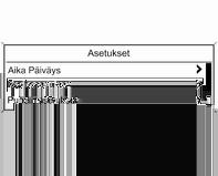 94 Johdanto Esimerkkejä valikon käyttöön CD 400 / CD 400plus Vaihtoehdon valinta Asetuksen aktivointi Arvon asettaminen Käännä monitoimisäädintä siirtääksesi kohdistimen (= värillinen tausta)