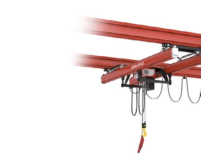 10 Konecranes XK-S teräsnosturijärjestelmä Pylväs- ja seinäkääntönostrurit Konecranes 11 Konecranes Jib-nosturit ja XK-S teräsnosturijärjestelmät ovat kestävä ratkaisu kevyeiden materiaalien