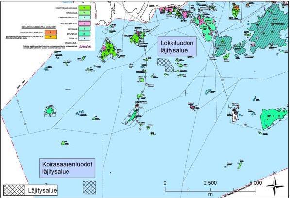 Ruoppausmassojen meriläjitys Lokkiluodon ja Koirasaarenluotojen meriläjitysalueille 15.6.2017 14 (46) Kuva 6. Ote Helsingin yleiskaavasta 2002.