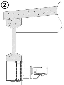 Asennus sisäseinään 2. Asennus oviaukkoon 3.