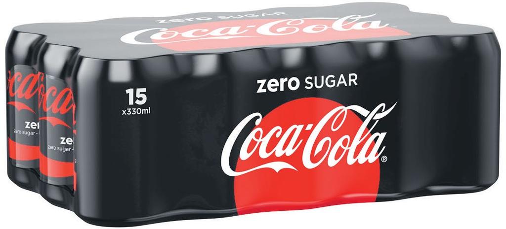 19, 815-pck -18 % COCA-COLA COCA-COLA ZERO 0, /k 15-pck (1,5/) Norm.
