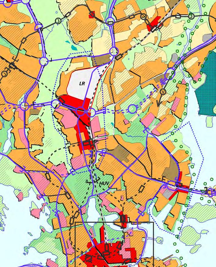 Länsi-Pasila on yleiskaavassa suurimmaksi osaksi kerrostalovaltaista aluetta.