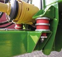 Välilevyjä käyttämällä on mahdollista säätää ja vetopuomin korkeus eri traktoreita varten.
