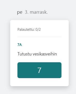 Tehtävät Määritetty tehtävä