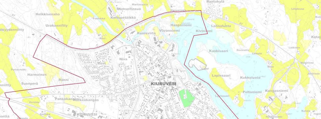 Kaavoitustyöllä luodaan puitteet Kiuruveden taajama-alueen ja sen lähialueiden maankäytön kehittymiselle ja rakentamisen ohjaamiselle.