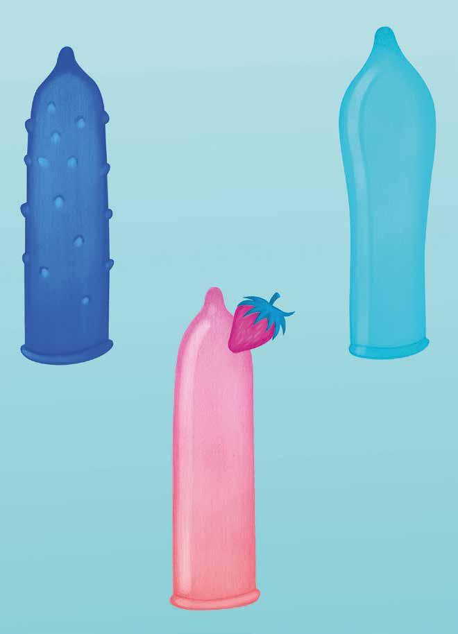 On paljon seksitapoja, joissa kondomin käyttö ei ole tarpeen.