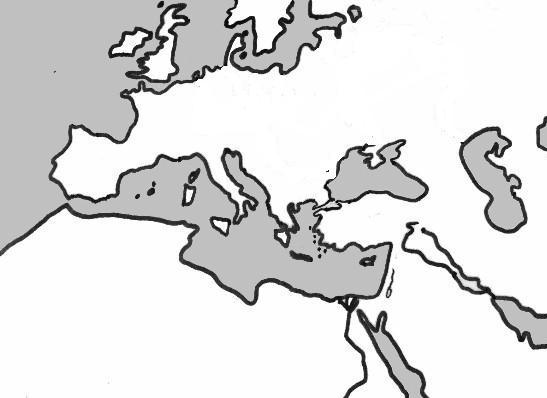 Rooma saavutti luonnolliset rajansa Britannia Atlantti ei voinut enää laajentua yksi syy valtakunnan talouden Daakia Hispania Gallia n. 100 jkr.