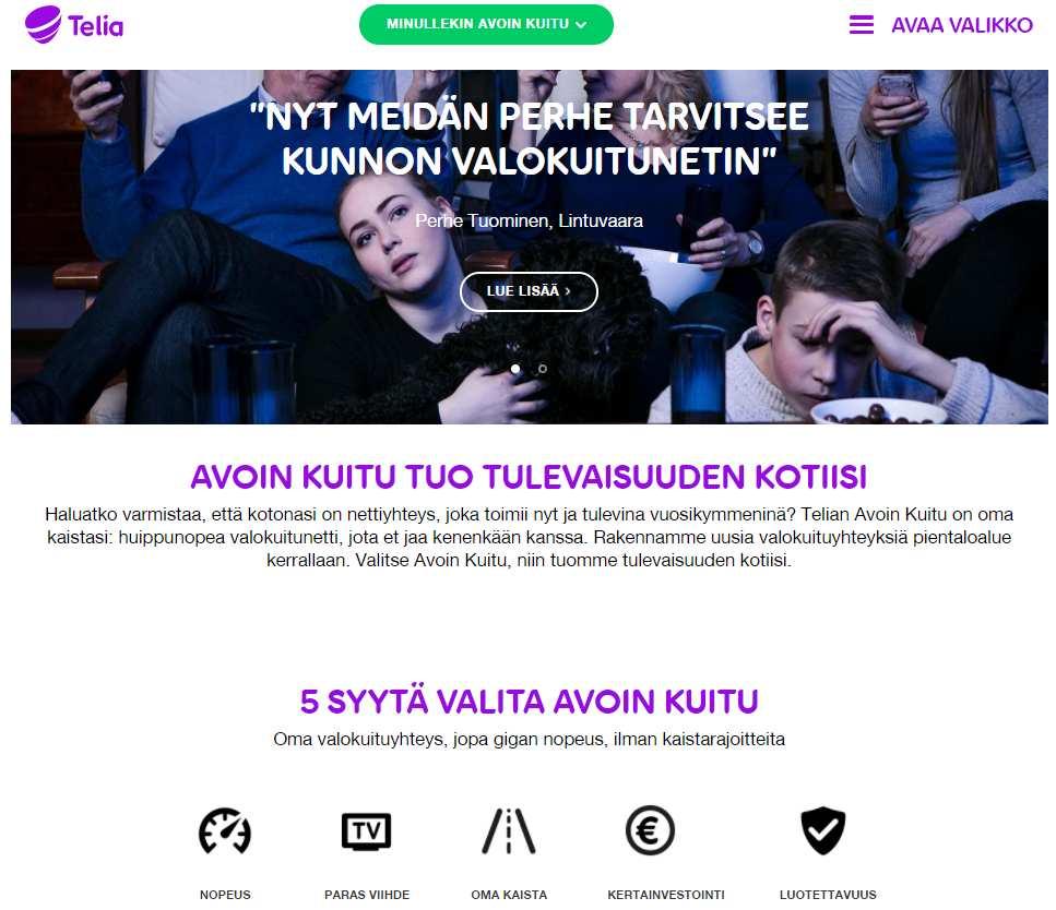 Kuituhankkeiden markkina 2018 o Operaattorihankkeet taajamissa tai niiden liepeillä Avoin kuitu tai vastaavat hankkeet (Espoo, Vantaa, Tre) Liittymähinta 1