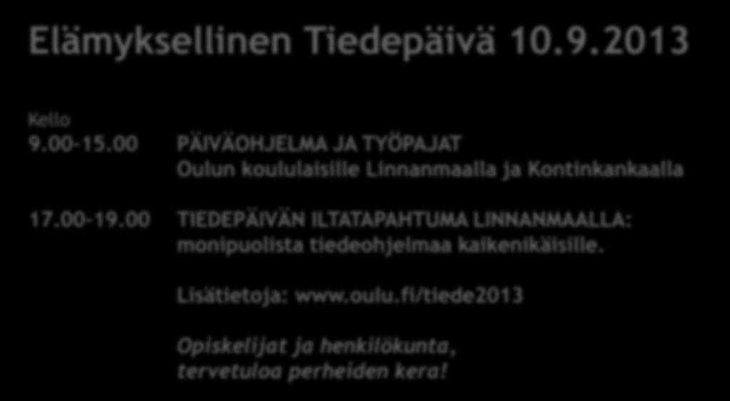 Kontinkankaalla 17.00 19.