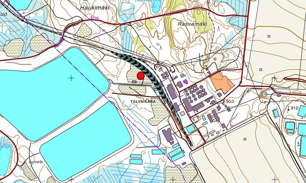 9 5.3 Lähtötietoja Ammoniakki on suunniteltu varastoitavaksi kahdessa pallosäiliössä, joiden kummankin tilavuus on 1 kt/säiliö ja säiliön sisähalkaisija 15,54 metriä.