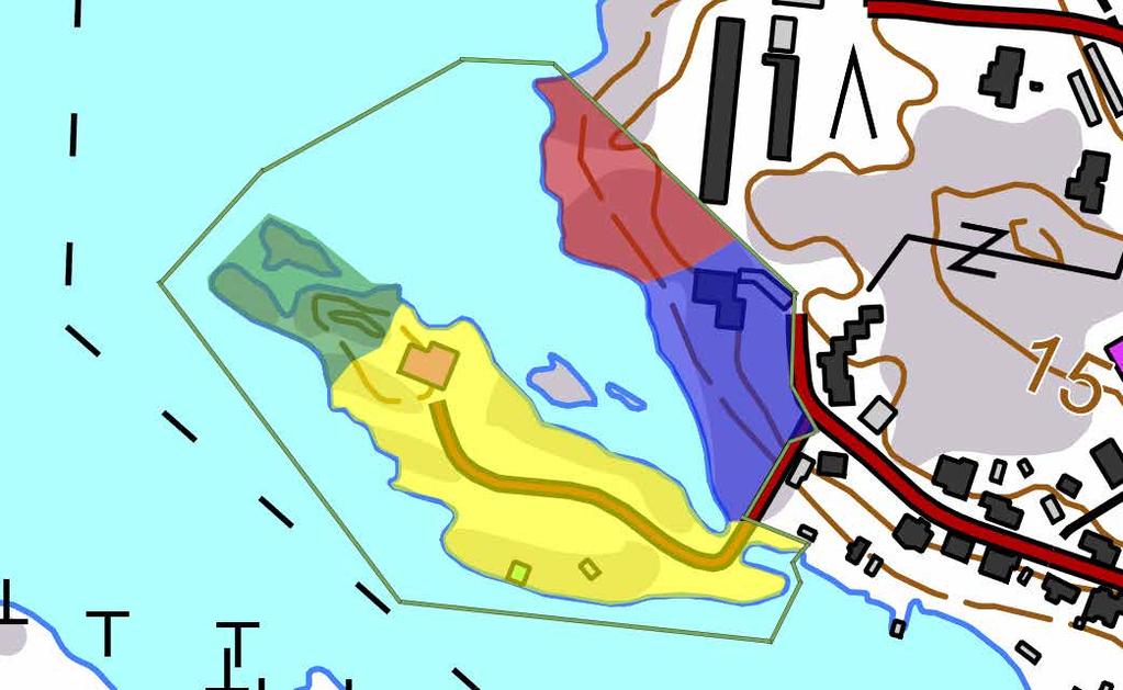 1 4 2 3 Kuva 3. Aarnkarin kuviokohtaiset rajaukset (kuviokartta). 2. Pihapiiri [ ] Erillispientalo pihapiireineen ja nurmikenttineen.
