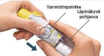 Pyyhi Striverdi Respimat uudelleenkäytettävän sumuttimen ulkopinta tarvittaessa kostealla liinalla.