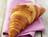 CROISSANTIT Luomuvoicroissant 27224 70 x 55 g Paistovalmis pakaste VL, Ranska Ainesosat: VEHNÄjauho*, VOI* (24 %), vesi, sokeri*, VEHNÄgluteeni*,