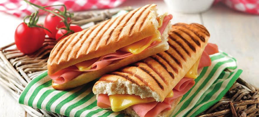 UUTUUDET Panini-konsepti Aito italialaistyyppinen Panini-sarja laadukkailla täytteillä Tuoretta paikan päällä leivottua ciabatta-leipää Luonnollisen makuiset ja laadukkaat täytteet Hyvä säilyvyys ja