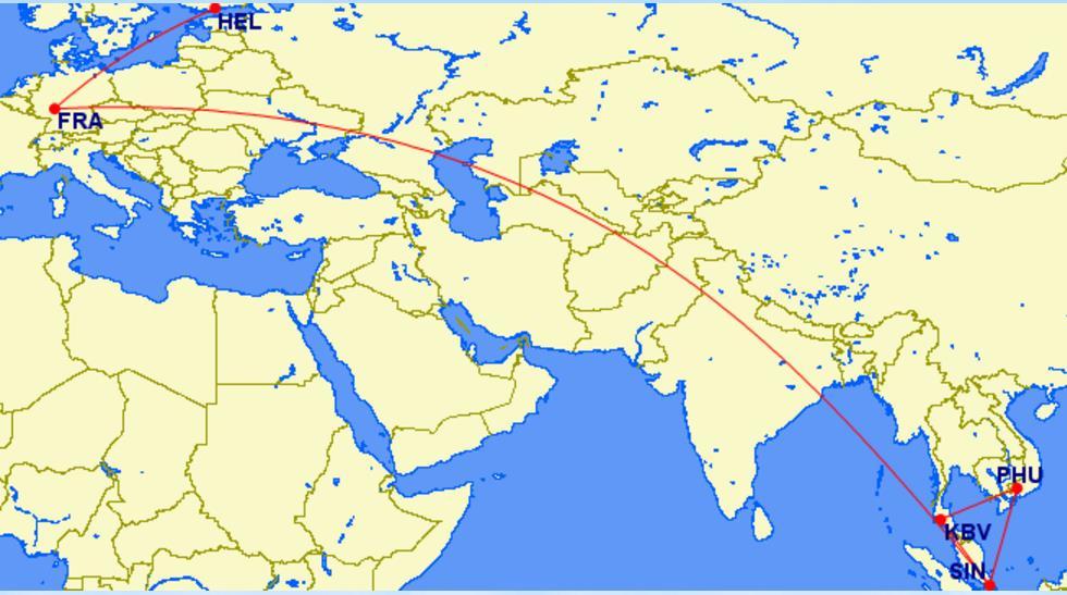 SINGAPORE 8.-11.2.2012 MATKALLA SINGAPOREEN Kauniina, mutta kylmänä keskiviikkoiltapäivänä 8.2. taksi vei meidät linja-autoasemalle ja sitten se tapahtui: Joku TODELLA vanha kuljettaja kysyi lippua maksaessamme oletteko te eläkeläisiä?