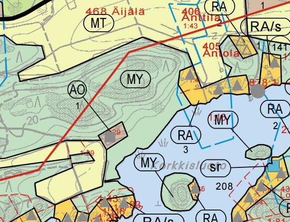 Nosto Consulting Oy 8 (19) Alue kuuluu loma-asutuksen mitoitusta osoittavaan osa-alueeseen 1 eli 7-10 lay/km ja vapaan rannan osuus 40 % kokonaisrantaviivasta.