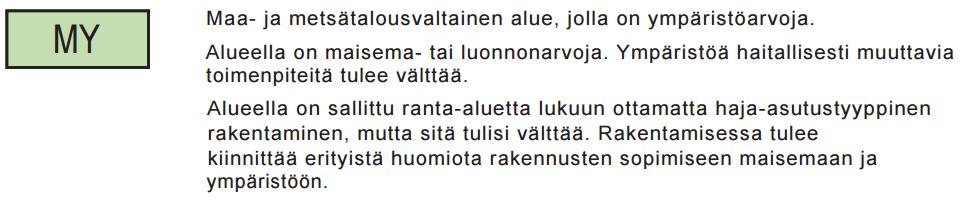 Nosto Consulting Oy 9 (19) Kaava-aluetta koskevat osayleiskaavassa seuraavat kaavamääräykset: Ranta-asemakaava Rengon saaren pohjoisosassa on voimassa 1.12.