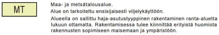 Kaava-alue on voimassa olevassa kaavassa matkailua palvelevien rakennusten korttelialuetta (RM), jonka alueelle saa rakentaa matkailua ja vapaa-ajantoimintoja palvelevia