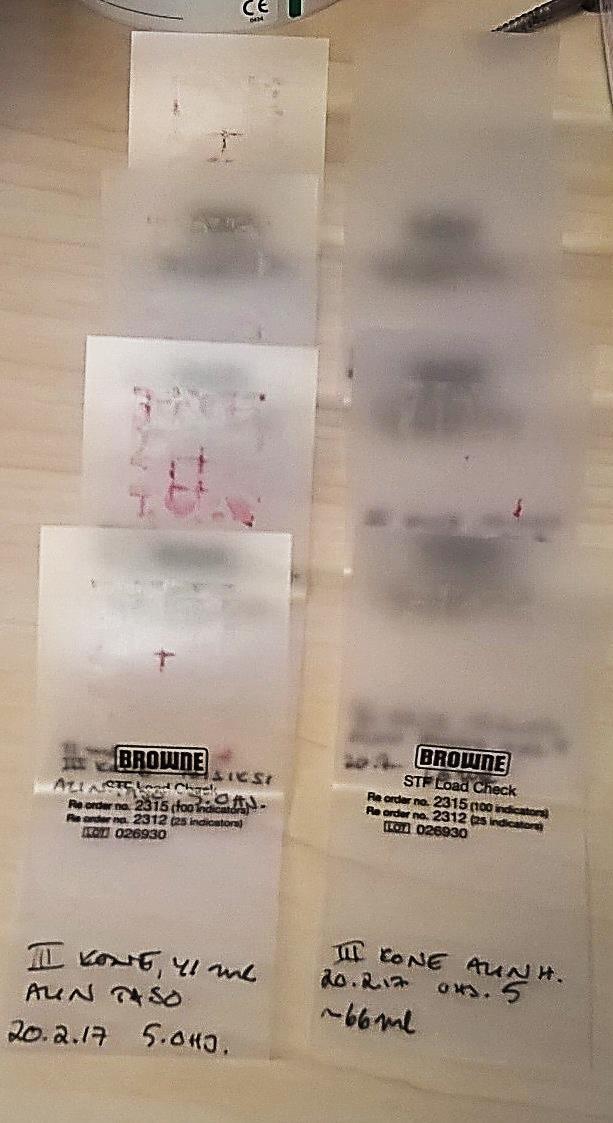 PESUINDIKAATTORIN TESTAUS - Sama pesukone ja