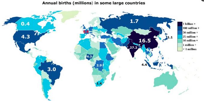 countries Fertily rates 0.