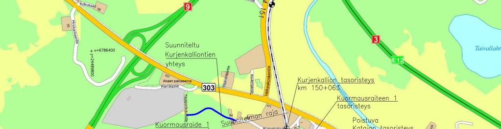 8 (25) Junaliikenne Valkeakoskelle on vähäistä ja riski tasoristeyksen tukkeutumiselle on varsin pieni.