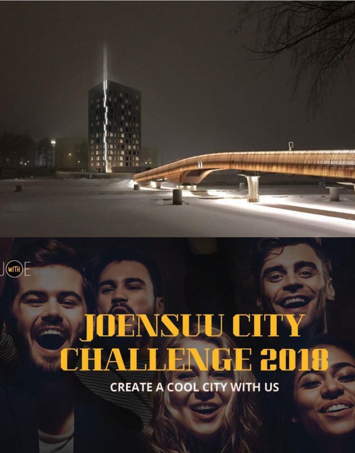 INNOVATIIVISET JULKISET HANKINNAT Kaupunki haluaa toimia kehitysalustana ja tukea innovaatiotoimintaa Erilaisia julkisia hankintoja Joensuu City Challenge -kansainvälinen innovaatiokilpailu Älykkäitä
