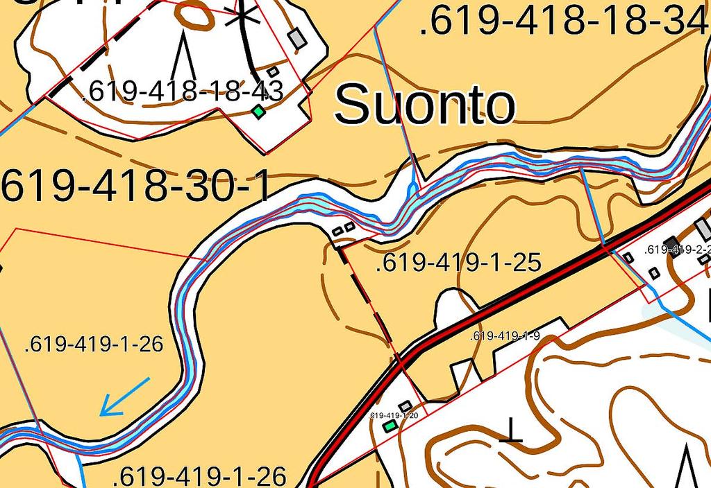 33 2.9 Kohde 11, Rataskoski 2.9.1. Kunnostustoimet 2006 ja 2007 Ennallistamiskunnostuksessa Rataskosken alaosaan rakennettiin suurista kivistä pohjakynnys, jonka harjan suunnittelukorkeus oli 88,00.