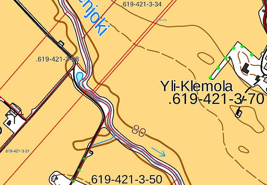 4 2.1 Kohde 1; Blakkanin lahti 2.1.1. Kunnostustoimet vuosina 2006 ja 2007 Blakkanin lahti on alin Orinimenjoen vesistökunnostusrakenne, joka rakennettiin edellisen kunnostushankkeen aikana (Kuva 2.