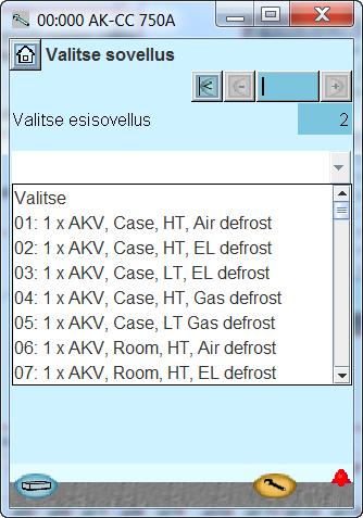 Liite esiasetetut sovellukset Kokoonpano 2 Toiminto Ohjaimessa on asetus, jossa voidaan valita eri asennustyyppien välillä.