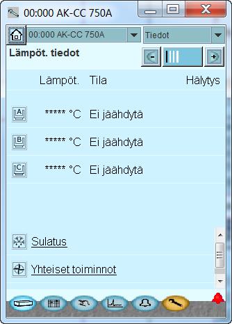 kestää tavallista kauemmin, kun tietoja haetaan säätimeltä. Aikaa voidaan seurata näytön alaosassa olevasta palkista. Käynnistä Service Tool -ohjelma.