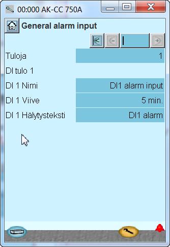 Konfigurointi - jatkoa Yleisten hälytyssisääntulojen asetukset 1. Mene konfigurointivalikkoon 2. Valitse General alarm inputs (yleiset hälytystulot) 3.