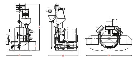 KONETYYPPI K2-650 K2-1200 K2-1600/2 K3-D-1 K2-2400 Pöydän panostus kapasiteetti 100kg 500kg 1000kg 1500kg 3000kg Kappaleen maksimi korkeus 150mm 350mm 600mm 900mm 1000mm Pöydän halkaisija 650mm