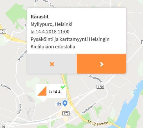 Tapahtumasarjan ilmoittautuminen aukeaa kaksi viikkoa ennen tapahtumasarjan ensimmäistä