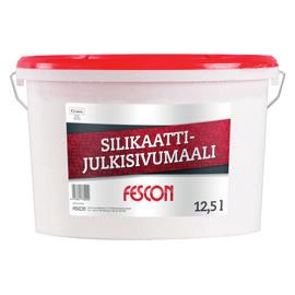 235 12,5L 76056 12,5 l x - Silikonihartsimaali sävytys HR 1 Fescon värikartan sävyt 50318 12,5 l - - Silikonihartsimaali sävytys HR 2 muut sävyt 50319 12,5 l - - Silikaattipohjuste Väritön